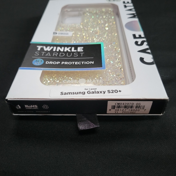 Case-Mate Twinkle Stardust Glitter Sparkle Cellphone Case Samsung Galaxy S20+ - Picture 2 of 3